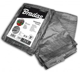 Тент Bradas GRAY 3x4 м, 200 г/м2 (PLG2003/4)