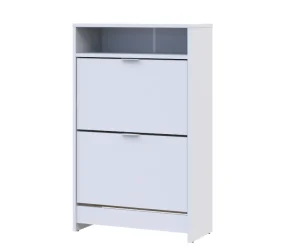 Фото тумба для обуви doros дафина белый дсп 60х27х197,5 (41004274)