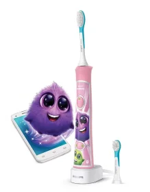 Фото электрическая звуковая зубная щетка philips sonicare for kids hx6352/42