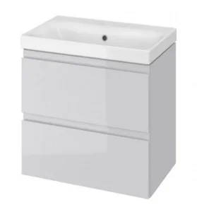 Умивальник з тумбою Cersanit Moduo Slim 62x37,5x59,5см cірий (UN509-043)