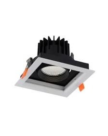 Фото точечный светильник nowodvorski cl dia led 18w, 3000k white, black (8722)