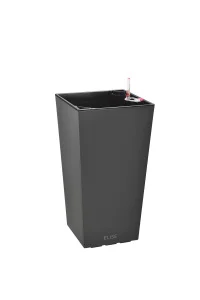 Квітник Plastkon ELISE 20x20x36см антрацит матовий
