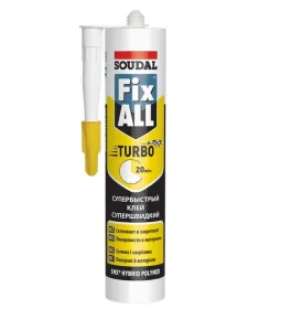 Клей-герметик Soudal Fix All Turbo 290мл (000020000000080006)