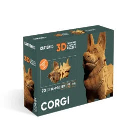 Фото картонный конструктор cartonic 3d puzzle corgi (cartcorg)