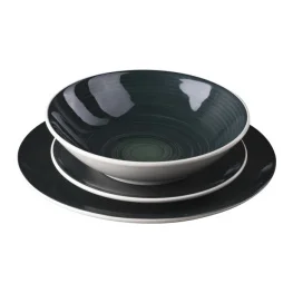 Фото столовый сервиз bergner excalibur green 12 предметов (bg-10243-gr)