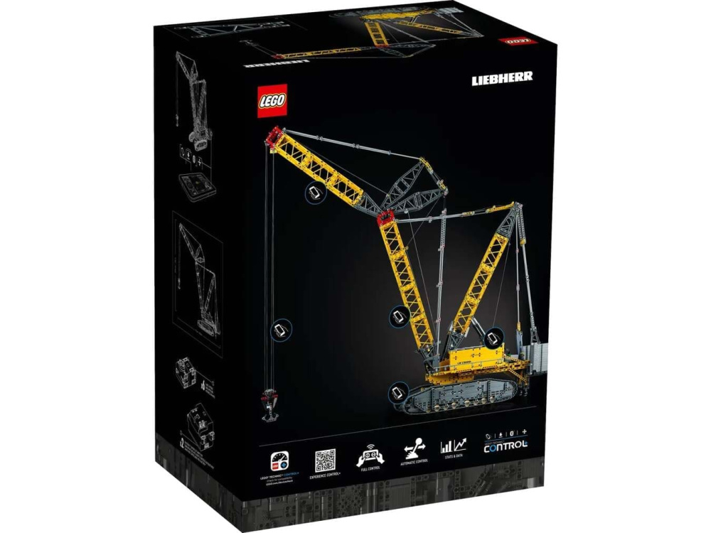 Конструктор Lego Technic Гусеничний підйомний кран Liebherr LR 13000 2883 деталі (42146)