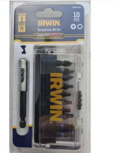 Набір біт з тримачем Irwin Impact Pro PZ2 PH2 T20 10шт (IW6062504)