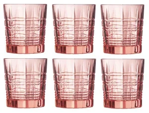 Фото набор стаканов luminarc dallas pink 300мл 6 предметов (9165p)