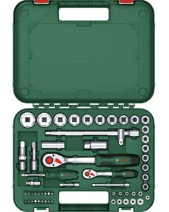 Набір насадок торцевих з тріскачкою Bosch 1/4“ + 1/2“ 56 предметів (1600A02Z9G)