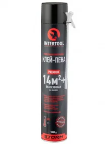 Клей-пена монтажная Intertool STORM 750мл (FS-2010)