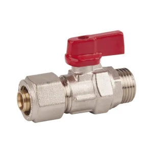Кран кульовий обтискний SD Forte 20х3/4" НР (SF262W20)