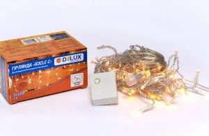 Гірлянда внутрішня Delux Icicle C 75LED IP20 теплий білий 2х0,7м (90017986)
