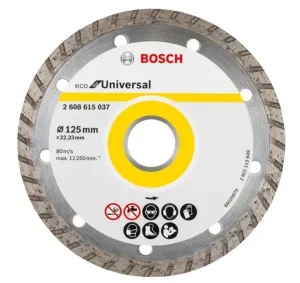 Диск алмазний Bosch ECO Univ,Turbo 125x22,23x2,4x7мм (2608615037)