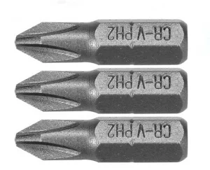 Біта викруткова STHOR Phillips PH2x25мм 3шт (65453)