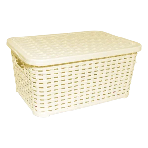 Кошик Irak Plastik жовтий 40x29,5x19см 18л (6033)