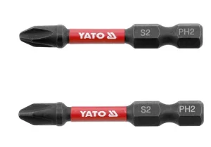 Набір біт ударних YATO PH2x50мм HEX 1/4“ 2шт (YT-78041)