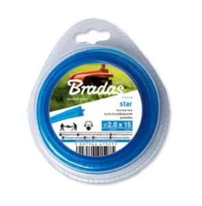 Леска для триммера BRADAS TRIMMER звезда 2,7х15мм (ZTG2715B)