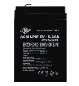  LogicPower AGM LPM 6V 5,2Ah (4158)