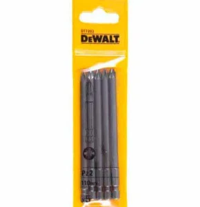Набір біт DeWALT Torsion для шурупiв з шлiцем Pz2, 110 мм, 5 шт (DT7203)