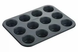 Фото форма для маффинов ardesto tasty baking на 12 шт. 35x26,5 см (ar2305t)