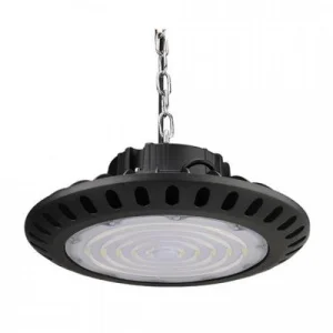 Світильник підвісний вологозахищений Horoz Electric ARTEMIS-200 200W 6400K 20000Lm IP65 d-370мм чорний (063-003-0200-010)