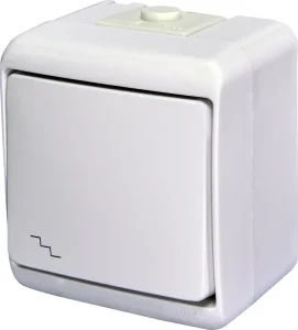 Вимикач сходовий ETI VHE-3 IP54 білий (4668002)