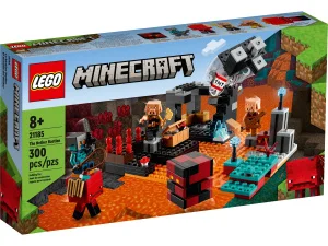 Фото конструктор lego minecraft бастион подземного мира 300 деталей (21185)