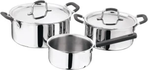 Набір посуду MasterPro Foodies collection, 2 каструлі та ківш (BGEU-5539)