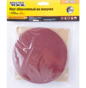 Набір кругів шліфувальних самоклеючих Mastertool d125мм P320 10шт (08-2532)