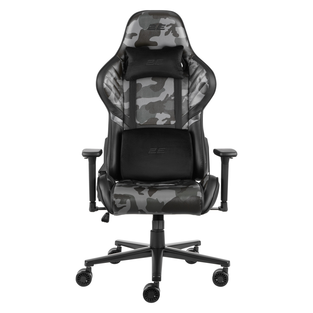 Крісло 2E GAMING HIBAGON Black/Camo (2E-GC-HIB-BK)