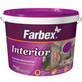 Краска интерьерная Farbex Interior белая 4,2кг