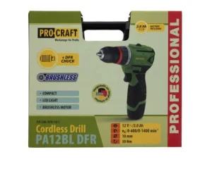 Шурупокрут акумуляторний ProCraft PA-12BL DFR (000127)