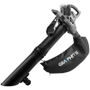 Повітродувка-пилосос садовий акумуляторний Graphite 58G036
