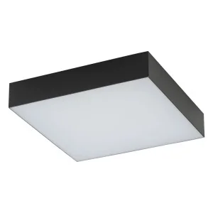 Фото светильник nowodvorski lid square led 35w, 4000k black (10435)