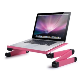 Фото столик для ноутбука uft t59 pink с активным охлаждением и usb hub (uftt59pink)