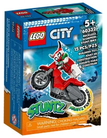 Конструктор Lego City Stuntz Каскадерський мотоцикл Отчаянной Скорпионессы 15 деталей (60332)