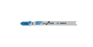 Пильне полотно для лобзикової пилки Bosch T 118 В Basic for Metal HSS 5шт (2608631014)