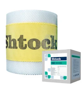 Стрічка гідроізоляційна з додатковим напиленням Shtock Geoband D22 12x7см 50м (98876844)