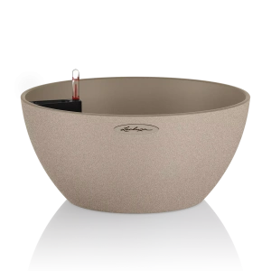 Вазон Lechuza Cubeto Stone 40 світло-бежевий 40x40x18,5см 12л (13841)