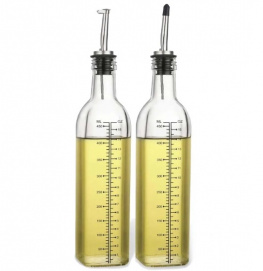Фото набор бутылок для масла и уксуса fissman 2x500мл 2 предмета (6417)