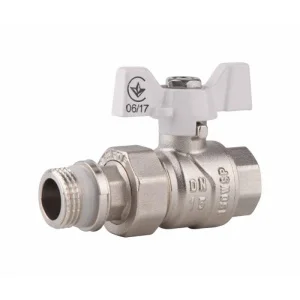 Кран кульовий SD Forte 3/4" з антипротечкой прямий (SF222W20)