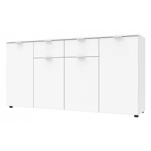 Комод Doros Рон 7 44900222 Білий 4 фасади, 2 шухляди 160х38х81см (1909474775)
