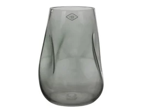 Фото ваза lefard dented grey h28 d14,5см (804-118)
