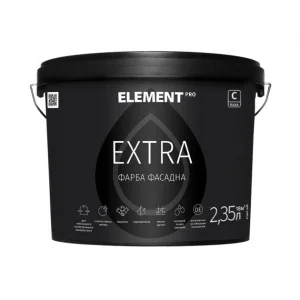 Фасадна фарба ELEMENT PRO EXTRA 2,35 л прозора