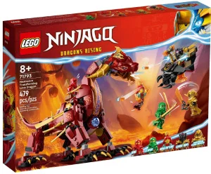 Фото конструктор lego ninjago вулканический дракон, трансформирующий хитвейва 479 деталей (71793)