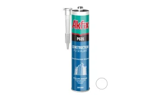 Герметик Аkfix P635 поліуретановий білий 310мл (AA112)