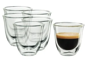 Набір склянок Delonghi Espresso 60мл 6 предметів (DLSC300)