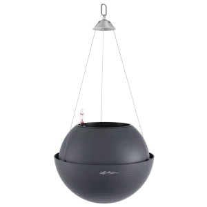 Вазон Lechuza Bola Color 32 сірий 32x25см 0,7л (16864)