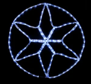 Гірлянда зовнішня Delux Motif Star IP44 EN білий 60x60см (90012983)