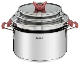 Фото набор посуды tefal opti space 6 предметов (g720s674)